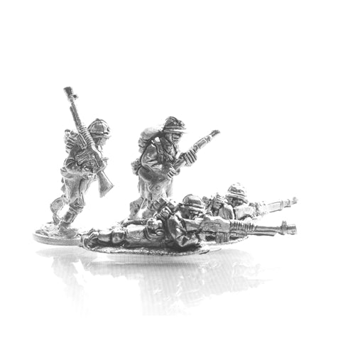 BEL Infantry, LMG Team moving and firing