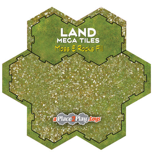 Land Mega Fill - Moss and Rocks