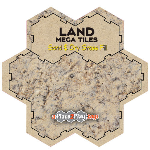 Land Mega Fill - Sand and Dry Grass