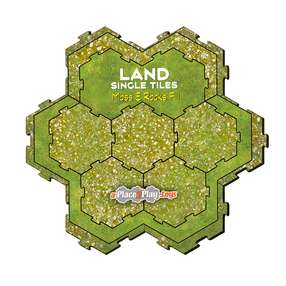 Land Fill - Moss and Rocks